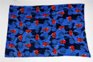 Spiderman plaid flanel 110 x 150 cm - Blauw - 110 x 150 cm - 100% Polyester