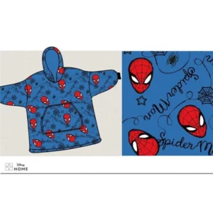 Spiderman poncho blauw maat XS - Multicolor - x S-L cm - 100% Polyester