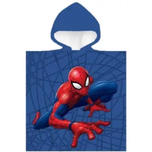 Spiderman poncho web 50 x 100 cm - Paars - 50 x 100 cm - 100% Polyester