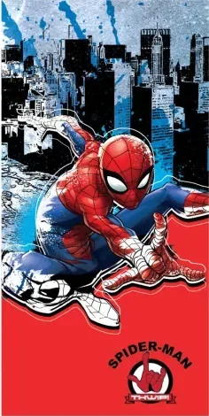 Spiderman strandlaken 70 x 140 cm - Multicolor - 70 x 140 cm - 100% katoen - foto 1