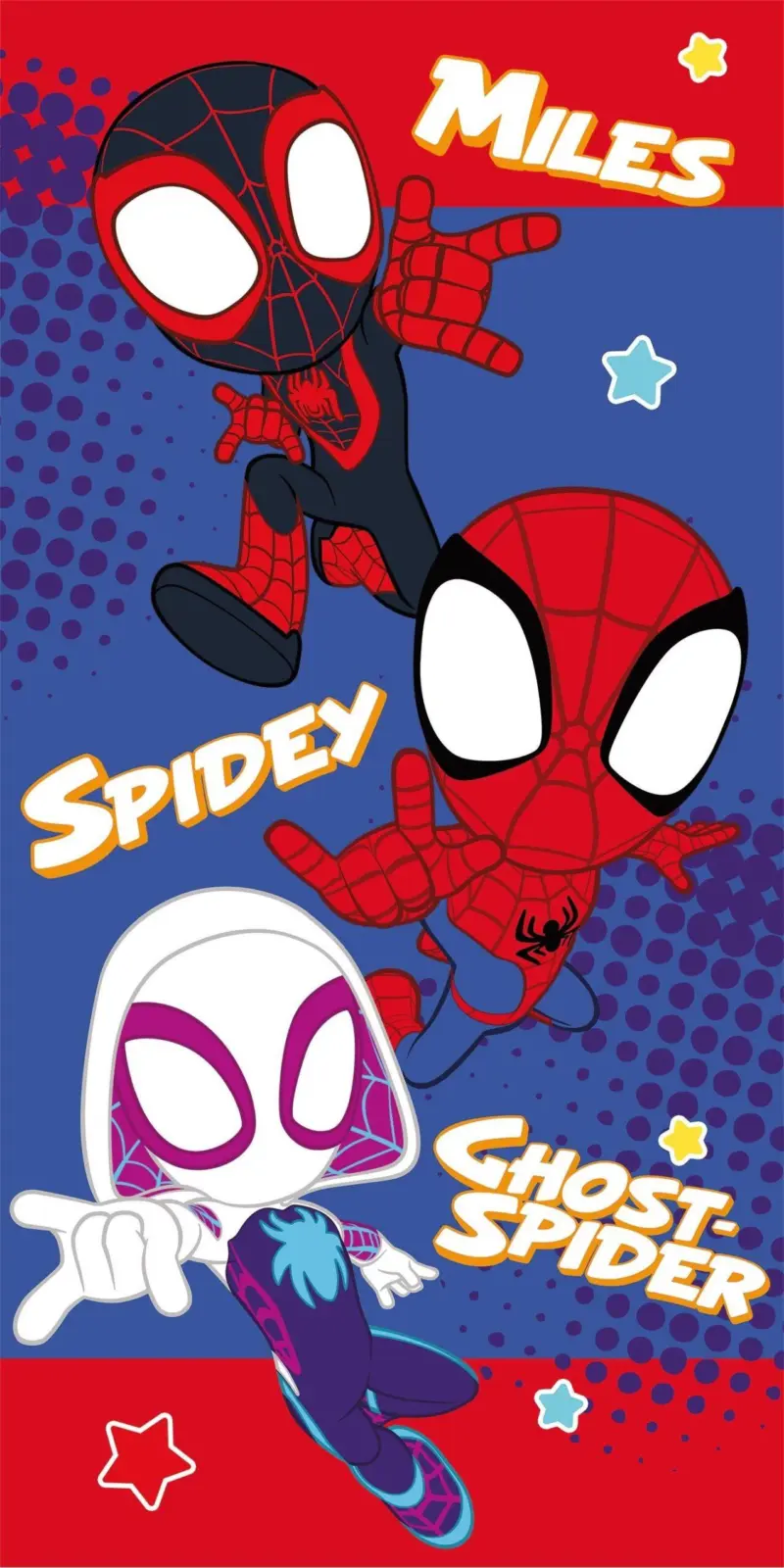 Spiderman handdoek 70 x 140 cm - Multicolor - 70 x 140 cm - 100% katoen