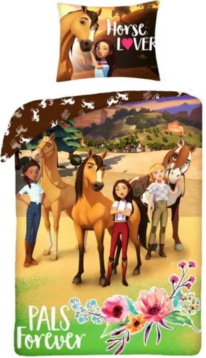 Spirit dekbedovertrek Pals Forever - Multicolor - 140 x 200 cm - Katoen