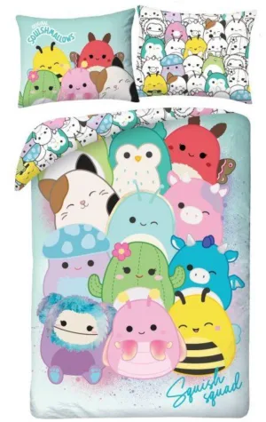 Squishmallows dekbedovertrek - Multicolor - 140 x 200 cm - 100% Polyester