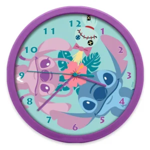 Lilo en Stitch klok 25 cm - Roze