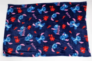 Lilo en Stitch plaid aloha 110 x 150 cm - Multicolor - 110 x 150 cm - 100% Polyester
