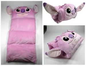 Lilo en Stitch kussen - Roze - 100% Velboa