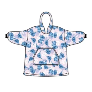 Lilo en Stitch fleece deken Flower licht rose - Roze - 3 - 6 jaar - 100% Polyester