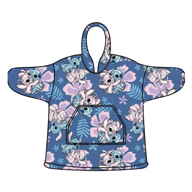 Lilo en Stitch poncho - Multicolor - 3 - 6 jaar - 100% Polyester