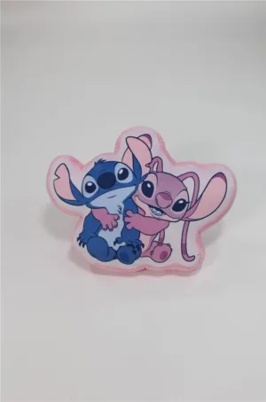 Lilo en Stitch sierkussen - Multicolor - 100% Velboa