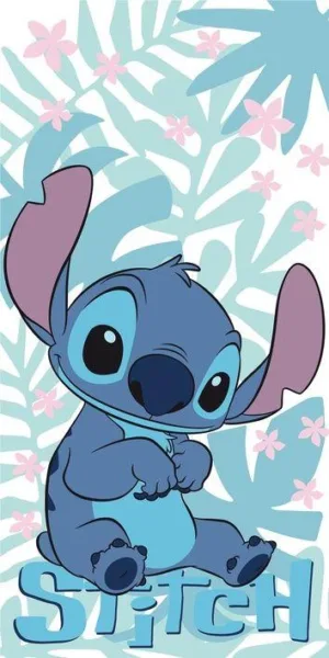 Lilo en Stitch strandlaken 70 x 140 cm Katoen - Multicolor - 70 x 140 cm - 100% katoen