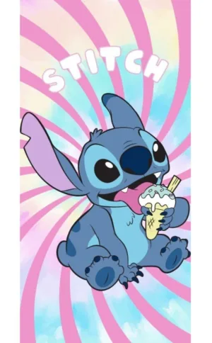 Lilo en Stitch strandlaken 70 x 140 cm polyester - Multicolor - 70 x 140 cm - 100% Polyester - foto 1