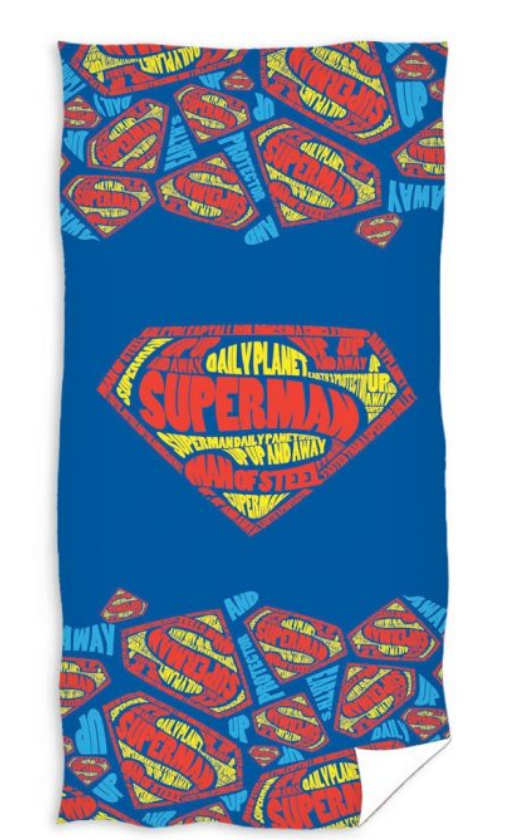 Superman strandlaken Supermen - Multicolor - 70 x 140 cm - 100% katoen