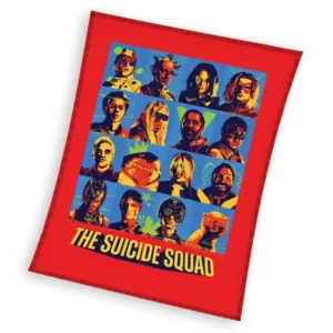 Suicide Squad plaid 150 x 200 cm Multicolor - Multicolor - 150 x 200 cm - 100% Polyester