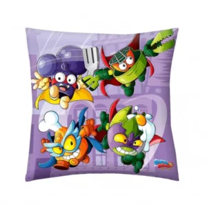 Super Zings sierkussen 40 x 40 cm paars - Paars - 40 x 40 cm - 100% Polyester