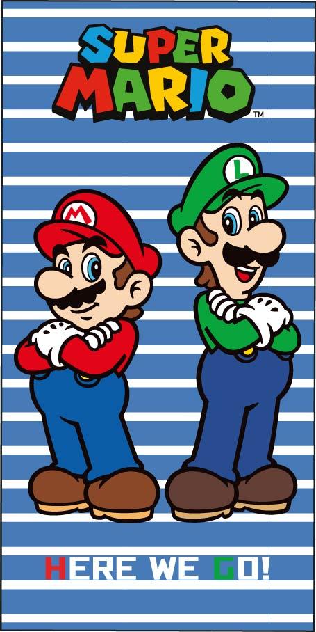 Mario strandlaken Super 70 x 140 cm - Multicolor - 70 x 140 cm - 100% katoen