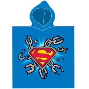 Superman poncho 55 x 110 cm - Multicolor - 55 x 110 cm - 100% Polyester