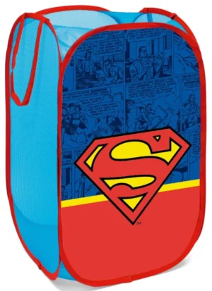 Superman mand 36 x 36 x 58 cm - Blauw/Rood - 36 x 36 cm