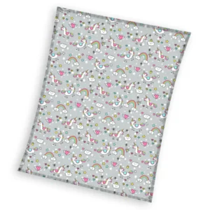 Smukee plaid Unicorns 130 x 170 cm - Multicolor - 130 x 170 cm - 100% Polyester
