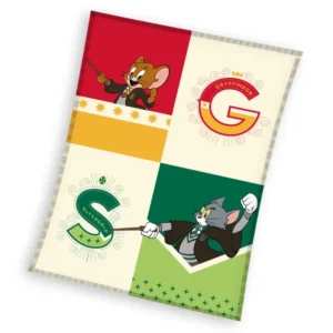 Tom & Jerry plaid Hogwarts 130 x 170 cm - Multicolor - 130 x 170 cm - 100% Polyester