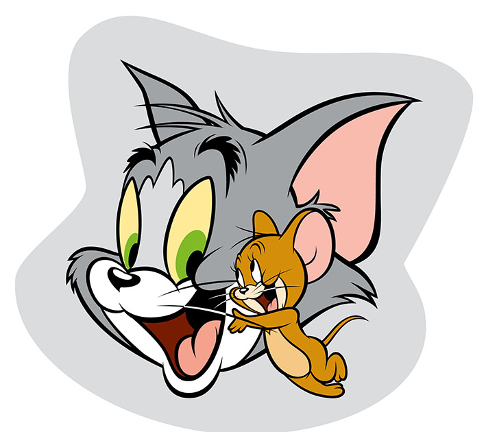 Tom & Jerry sierkussen Tom 35cm - 100% Polyester