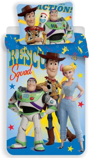 Toy Story dekbedovertrek 100 x 140 cm 40 x 45 cm - Multicolor - 100 x 140 cm - 100% katoen