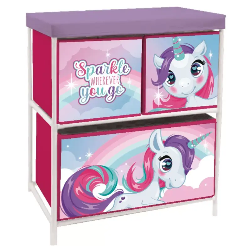 Unicorn opbergboxen 53 x 30 x 60 cm