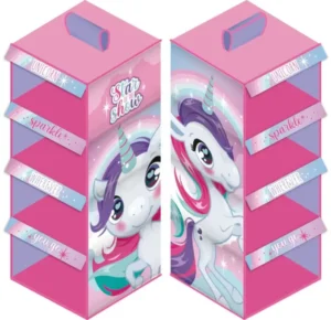 Unicorn kast 29 x 28 x 71 cm - Roze - 29 x 28 cm