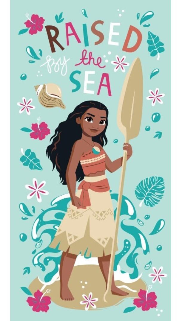 Disney Vaiana strandlaken 70 x 140 cm polyester - Multicolor - 70 x 140 cm - 100% Polyester