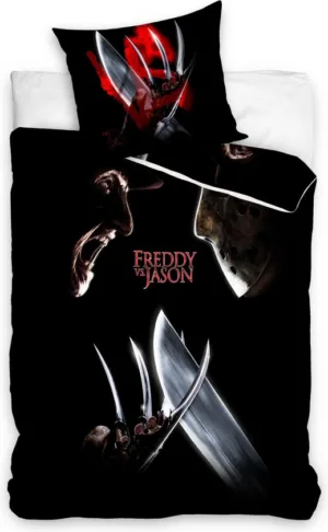 Warner Bros. dekbedovertrek Freddy Vs Jason 140 X 200 cm - Multicolor - 140 x 200 cm - 100% katoen