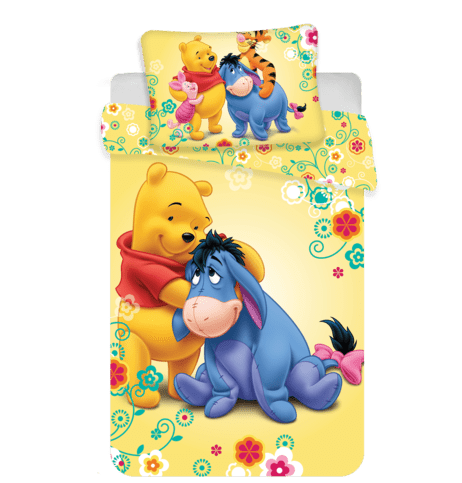 Disney Winnie The Pooh dekbedovertrek 100 x 135 cm - Multicolor - 100 x 135 cm - Katoen