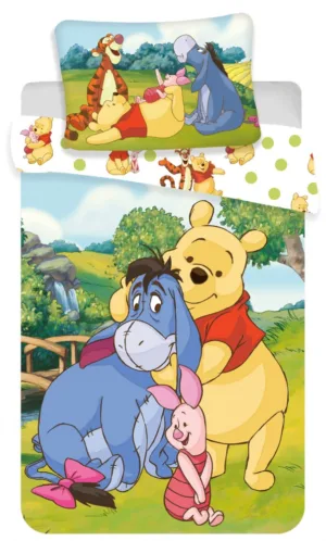 Disney Winnie The Pooh dekbedovertrek en vrienden - Multicolor - 100 x 135 cm