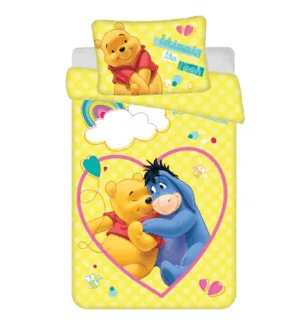 Disney Winnie The Pooh dekbedovertrek 100 x135 cm - Geel - 100 x 135 cm - Katoen