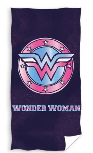 Wonder Woman strandlaken - Multicolor - 70 x 140 cm - 100% katoen