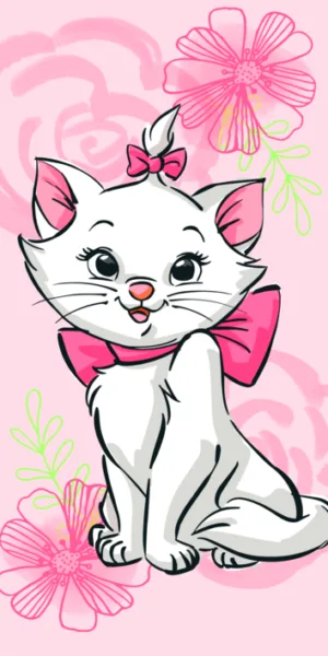 Disney AristoCats strandlaken 70 x 140 cm - Multicolor - 70 x 140 cm - 100% katoen