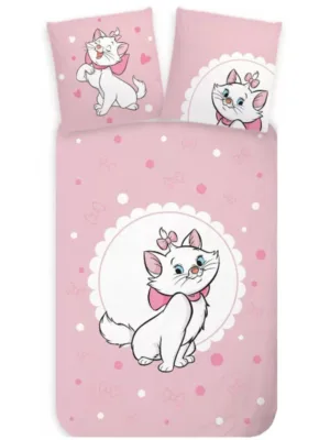 Disney AristoCats dekbedovertrek Dots - Roze - 140 x 200 cm - 100% katoen