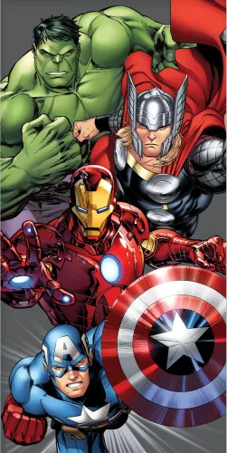 Marvel Avengers strandlaken War 70 x 140 cm - Multicolor - 70 x 140 cm - 100% Polyester