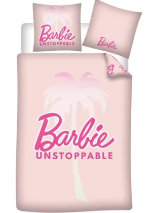 Barbie dekbedovertrek Unstoppable polyester - Roze - 140 x 200 cm - 100% Polyester