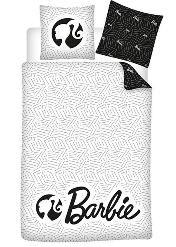 Barbie dekbedovertrek polyester - Roze - 140 x 200 cm - 100% Polyester