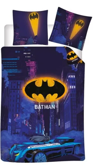 Batman dekbedovertrek Batmobile 140 x 200 cm - Multicolor - 140 x 200 cm - polykatoen