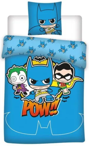 Batman dekbedovertrek 100 x 140 cm Katoen - Blauw - 100 x 140 cm - Katoen