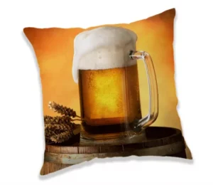 Bier sierkussen 40X40 cm - 100% Polyester