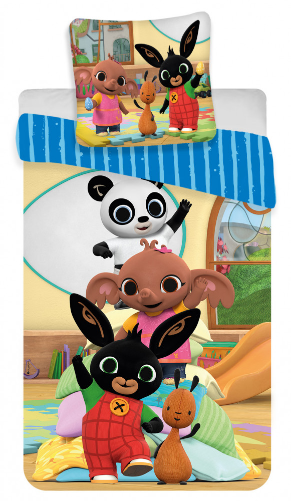 Bing dekbedovertrek - Multicolor - 100 x 135 cm - 100% katoen