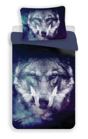 Sweet Home dekbedovertrek 140 x 200 cm - Blauw - 140 x 200 cm - 100% Polyester - foto 1