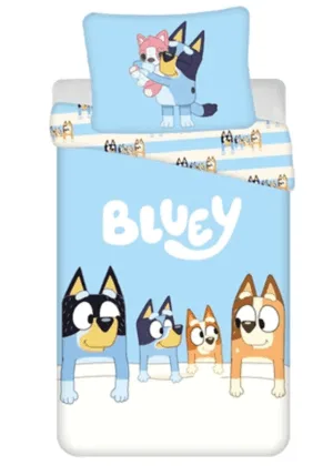 Bluey dekbedovertrek Sleep 140 x 200 cm - Multicolor - 140 x 200 cm - 100% katoen