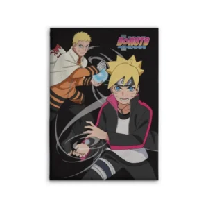 Boruto plaid 100 x 140 cm - Zwart - 100 x 140 cm - 100% Polyester