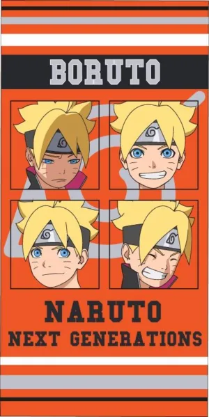 Boruto handdoek 70 x 140 cm - Multicolor - 70 x 140 cm - 100% katoen