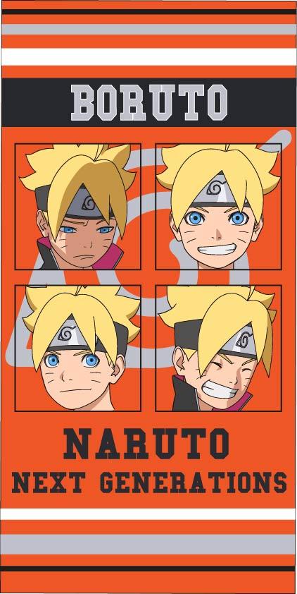 Boruto handdoek 70 x 140 cm - Multicolor - 70 x 140 cm - 100% katoen