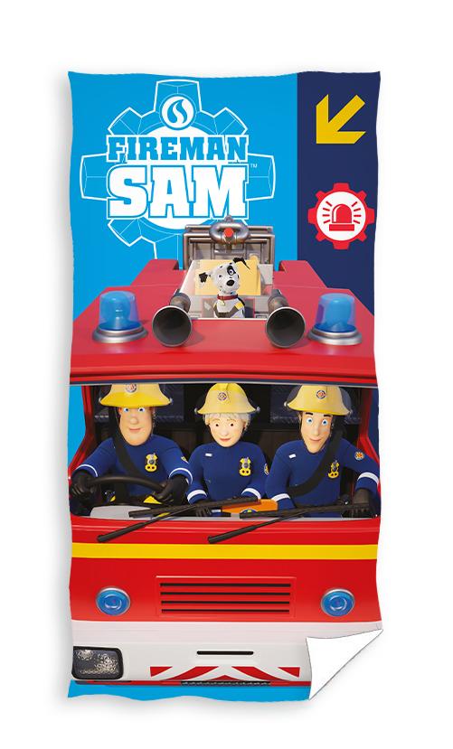 Brandweerman Sam strandlaken - Multicolor - 70 x 140 cm - 100% katoen