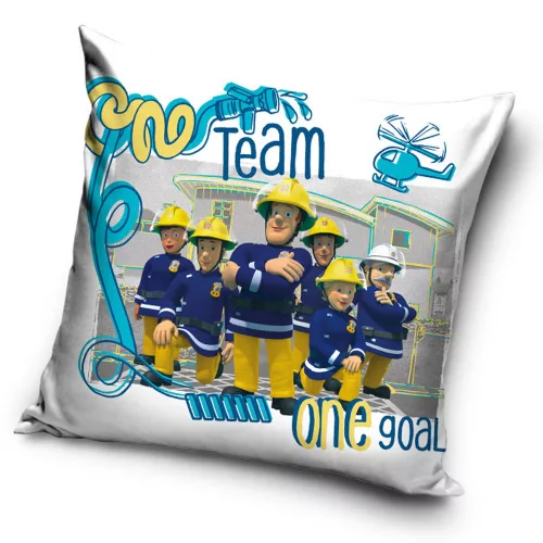 Brandweerman Sam kussen Team 40 x 40 cm - Multicolor - 100% Polyester