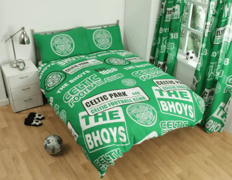 Celtic dekbedovertrek patch Tweepersoons 200 x 200 cm groe - Groen - 200 x 200 cm - 48% katoen, 52% polyester